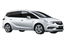 Car Hire Blackpool - Vauxhall Zafira 7-Seater - Minibus hire Blackpool